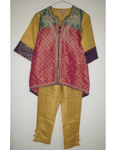 Costum multicolor de fetite pentru evenimente deosebite Kids Party Line