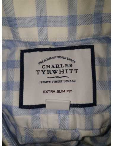Camasa barbateasca in carouri cu maneca lunga Charles Tyrwhitt