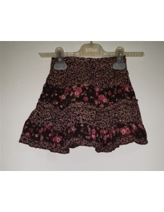 Fustita scurta pentru copii cu imprimeu floral multicolor UNSEA 2