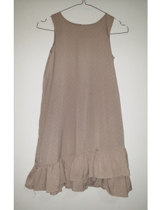 Rochita de vara cu volane si buline roz H&M