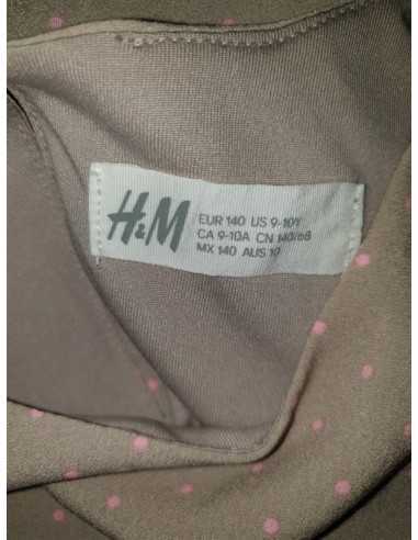 Rochita de vara cu volane si buline roz H&M