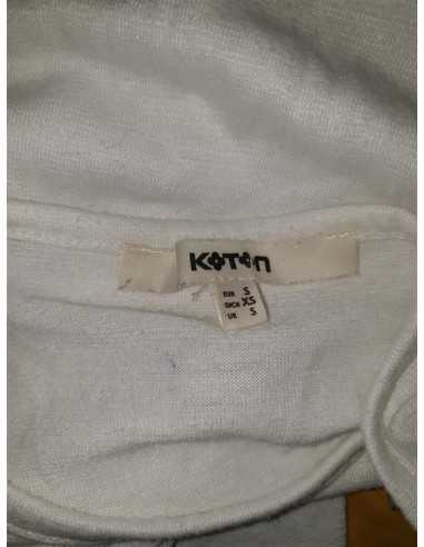 Tricou dama la maneci cu aspect dantelat Koton