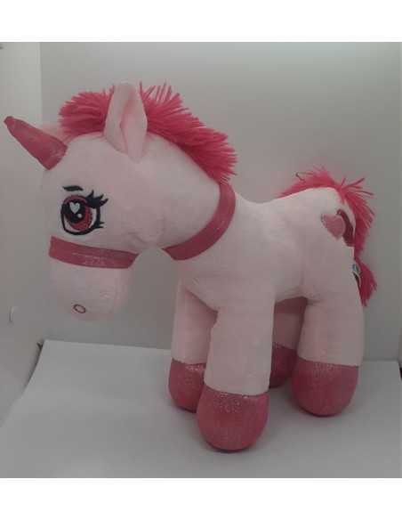 Jucarie din plus Ponei roz 29 cm Heunec Jucarie din plus Ponei roz 29 cm Heunec