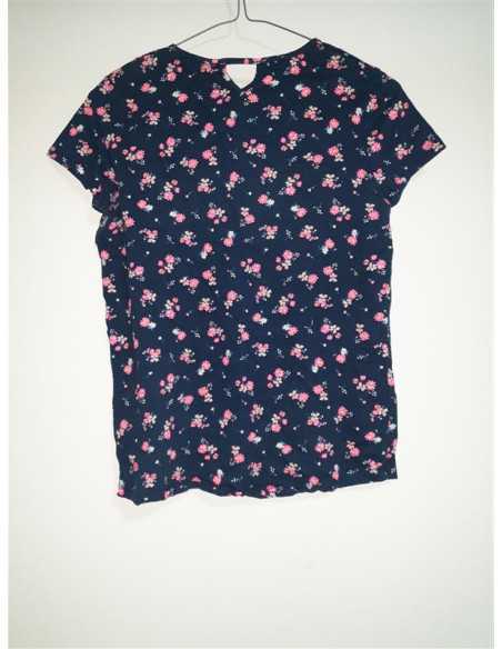 Tricou pentru fete cu imprimeu floral multicolor C&A