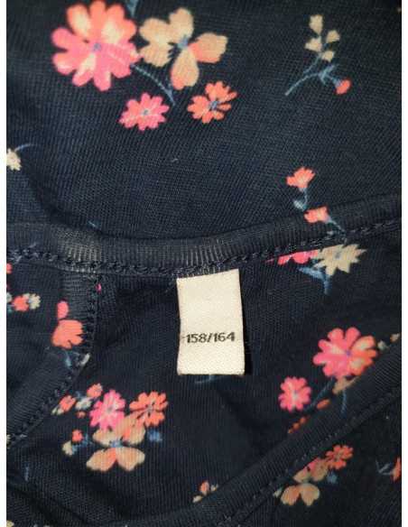 Tricou pentru fete cu imprimeu floral multicolor C&A
