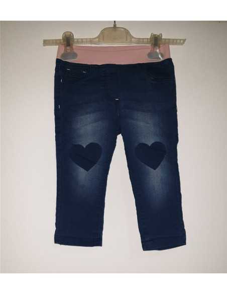 Pantaloni de blugi cu inimioare Dopo Dopo Baby Pantaloni de blugi cu inimioare Dopo Dopo Baby