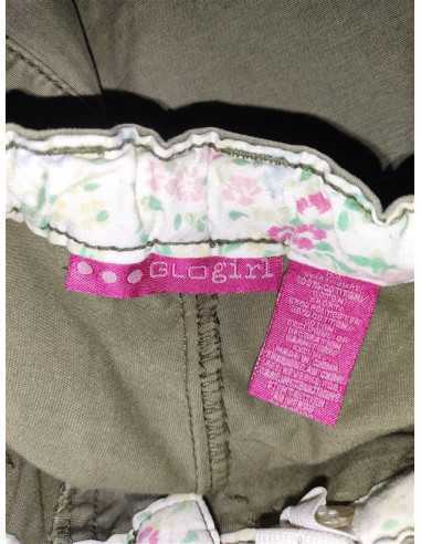 Fustita pentru copii cu aspect dantelat la baza si flori multicolore Glogirl