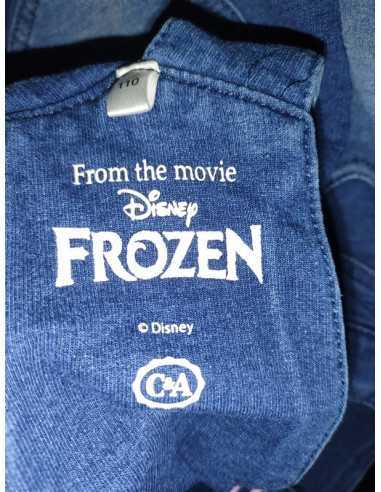 Sarafan pentru fetite cu imprimeu Elsa si bretele reglabile Disney