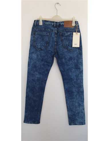 Pantaloni lungi de blugi cu fermoar deasupra genunchiului L&B