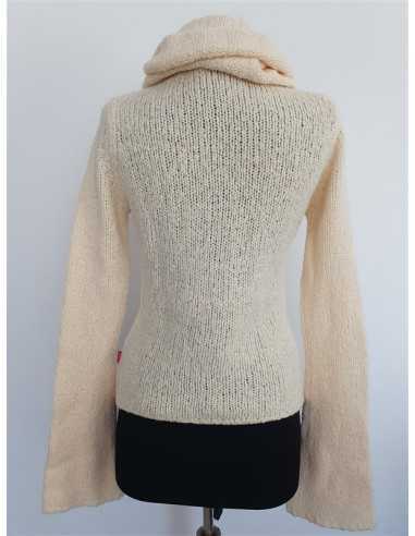 Pulover dama tricotat cu guler inalt Onix