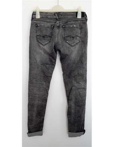 Pantaloni dama de blugi culoare gri REPLAY