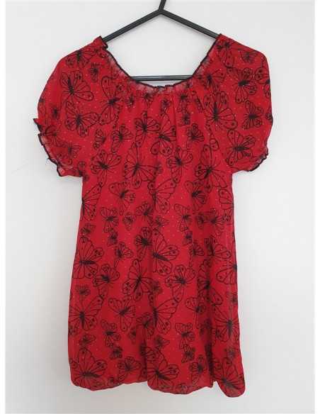 Bluza cu maneca scurta accesorizata cu fundita George