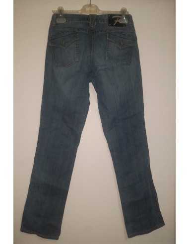 Pantaloni dama Jeans cu talie joasa