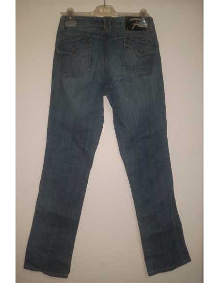 Pantaloni dama Jeans cu talie joasa