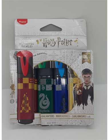 Set 4 textmarkere Maped Harry Potter