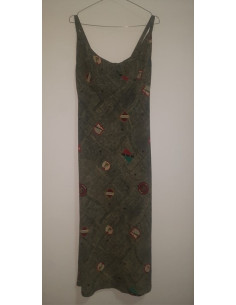 Rochita dama de vara cu print multicolor