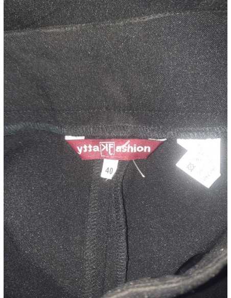 Pantaloni dama cu terminatii pliabile Katty Fashion
