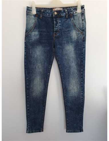 Pantaloni Jeans usor decolorati SAIWEILANG