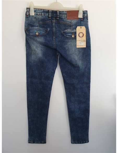 Pantaloni Jeans usor decolorati SAIWEILANG