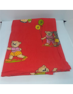 Cearsaf pentru pat copii model ursuleti veseli 2