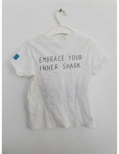 Tricou pentru copii cu print rechin H&M