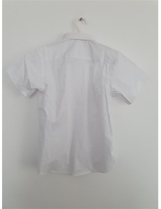 Camasa alba cu maneca scurta pentru copii 2