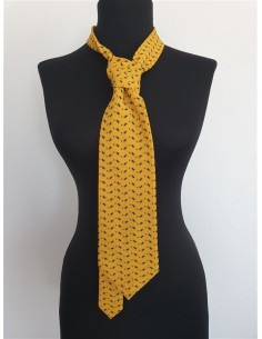 Cravata pentru barbati cu print geometric Il Capo