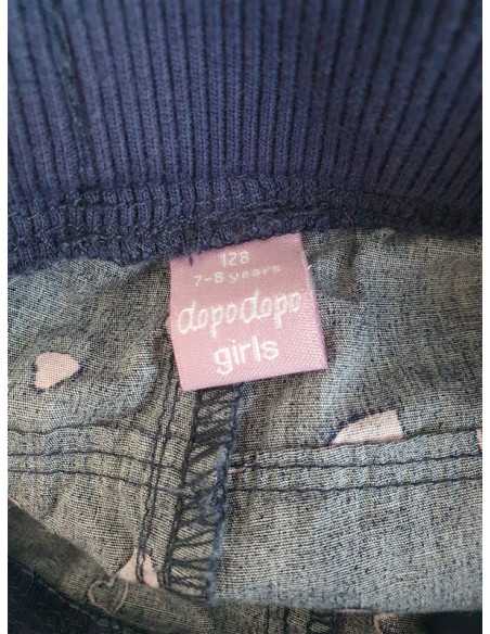 Pantaloni pentru fetite cu inimioare Dopo dopo