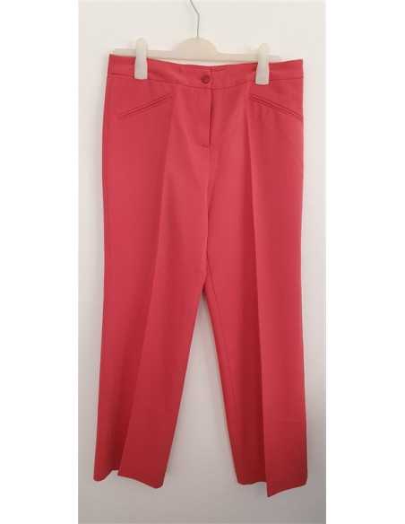 Pantaloni dama cu dunga si nasture in talie Ma dame