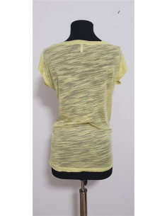 Tricou dama cu imprimeu colorat pe piept 2