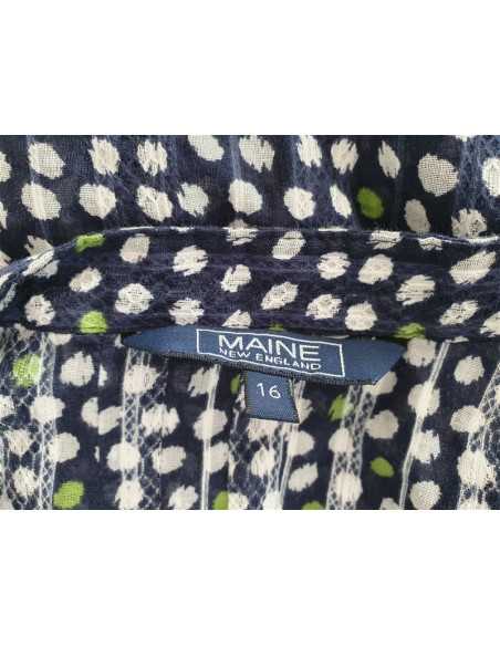 Camasa dama cu cordon in talie si imprimeu colorat MAINE