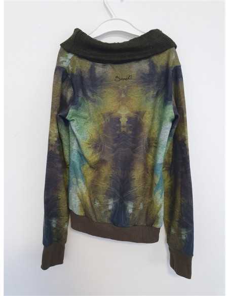 Bluza cu maneca lunga pentru fete colorata