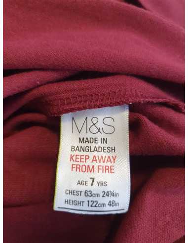Tricou pentru baieti cu guler M&S