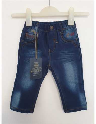 Pantaloni de blugi captusiti pentru copii City Cool