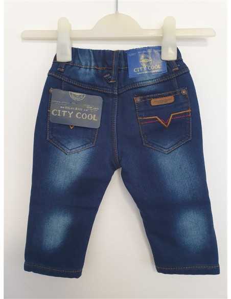Pantaloni de blugi captusiti pentru copii City Cool