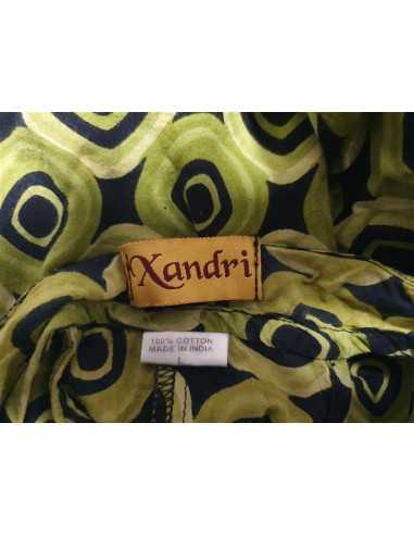 Rochita de vara fara maneci cu imprimeu colorat XANDRI