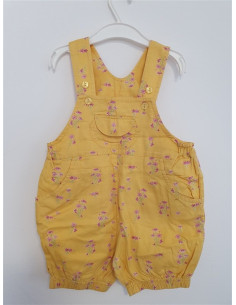 Salopeta pentru copii cu flori multicolore BABY CLUB