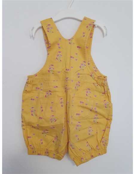 Salopeta pentru copii cu flori multicolore BABY CLUB