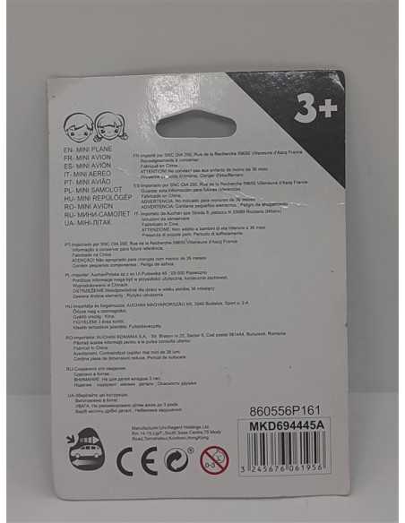 Avion mini din plastic pentru copii