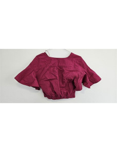 Top dama cu maneca tip clopot ZARA BASIC 2