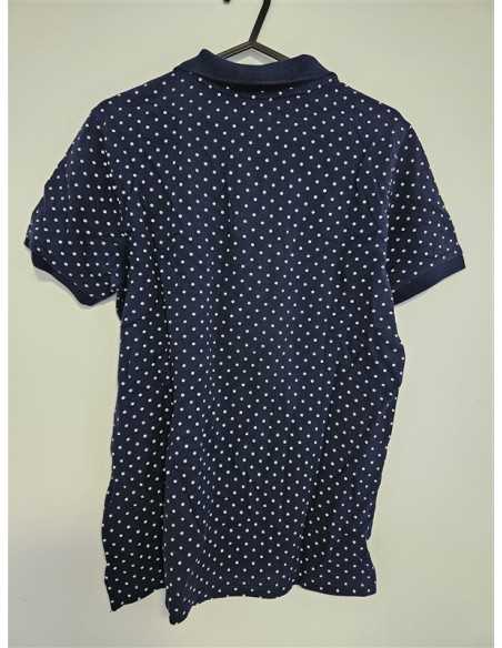 Tricou cu buline albe pentru baieti LOGG