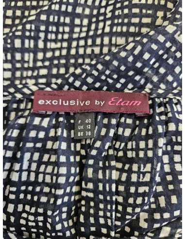 Bluza de vara cu maneci scurte bufante Etam