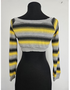 Bluzita dama scurta in talie Euphoria