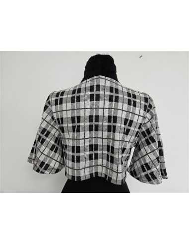 Bolero dama deosebit cu model in carouri
