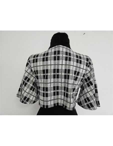 Bolero dama deosebit cu model in carouri