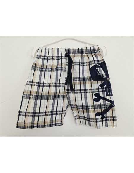 Pantaloni scurti pentru baieti cu snur si elastic in talie X F4