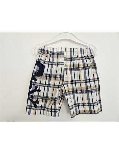 Pantaloni scurti pentru baieti cu snur si elastic in talie X F4