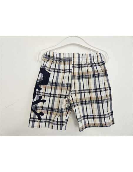 Pantaloni scurti pentru baieti cu snur si elastic in talie X F4