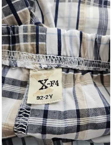 Pantaloni scurti pentru baieti cu snur si elastic in talie X F4