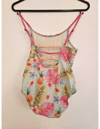 Costum de baie intreg cu flori pentru copii Zara